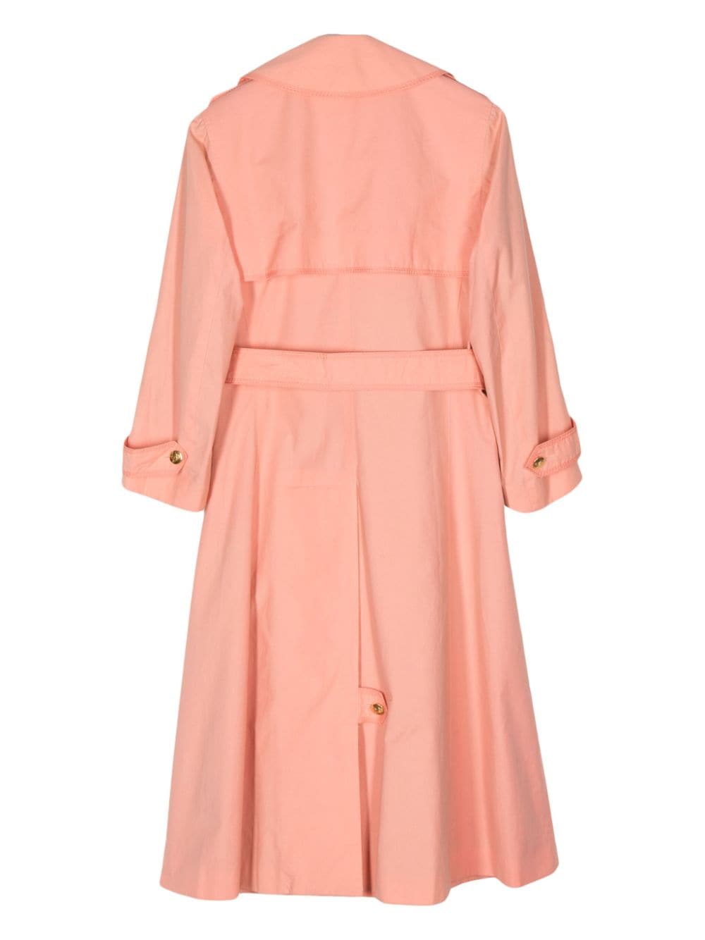 Céline Pre-Owned double-breasted belted trench coat - Roze