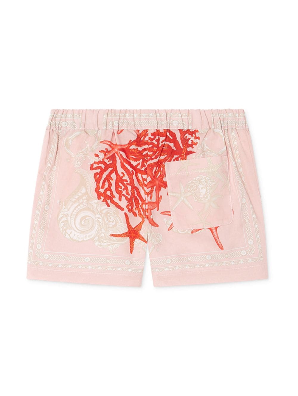 Versace Kids Shorts met Barocco-print - Roze