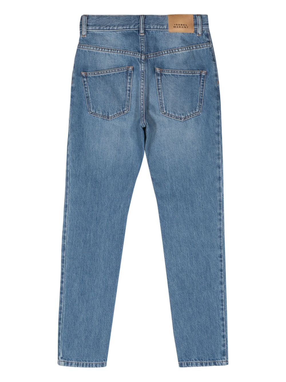 ISABEL MARANT Nikira tapered jeans - Blauw