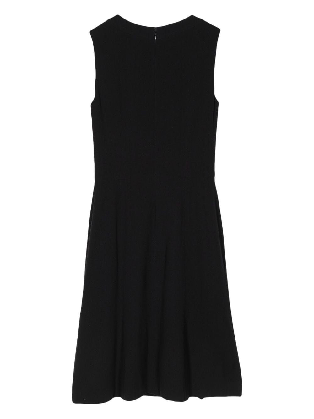 CHANEL Pre-Owned 1996 sleeveless A-line dress - Zwart