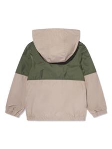 Moncler Enfant Joly logo-print hooded jacket - Groen