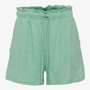 TwoDay linnen dames short mintgroen