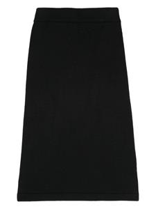 CHANEL Pre-Owned 2000 knitted midi skirt - Zwart