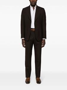 Lardini pleat-detail tailored trousers - Bruin