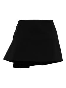 Hyein Seo pleated wrap miniskirt - Zwart