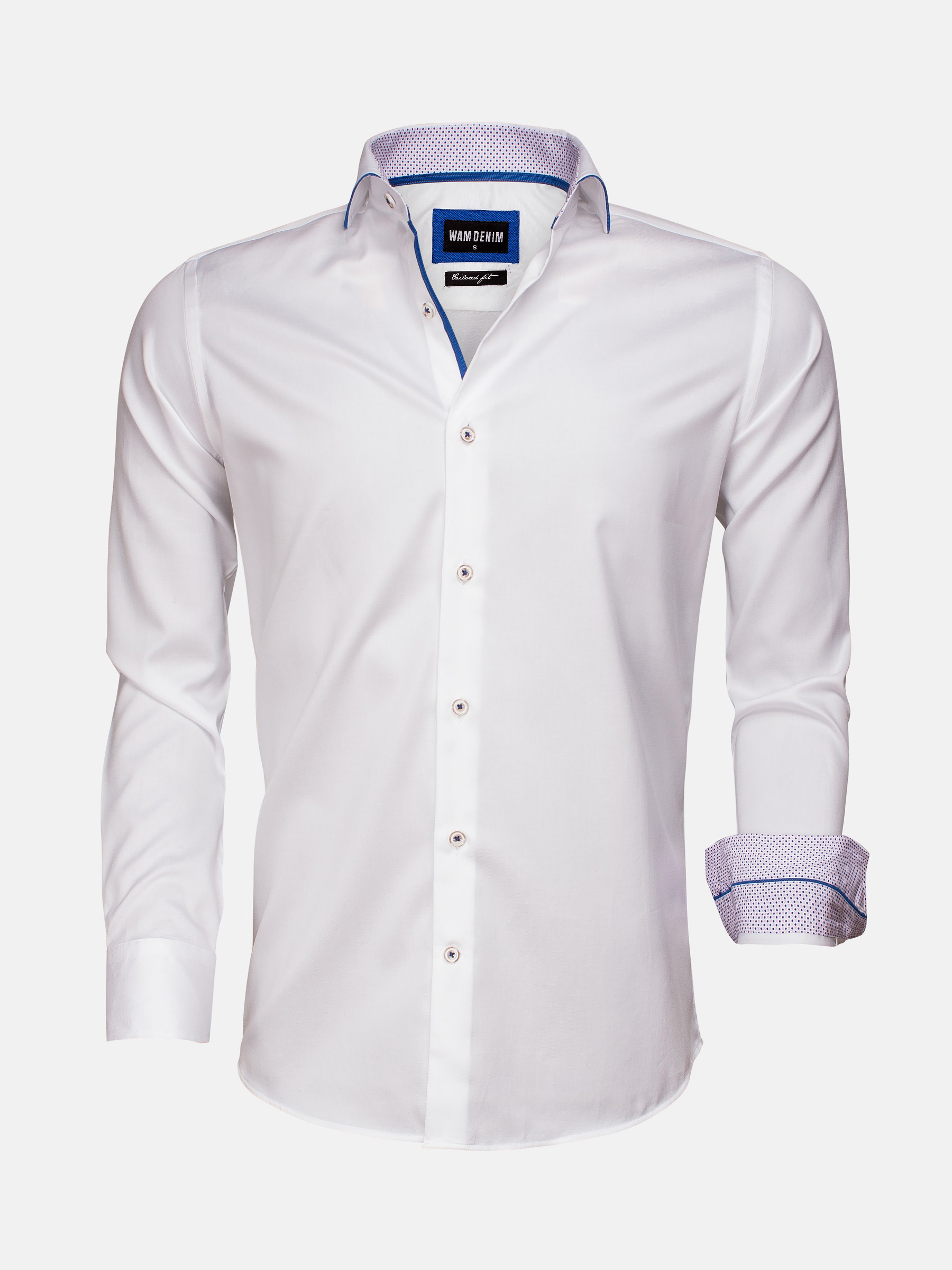 WAM Denim Overhemd 75541 Torino White-