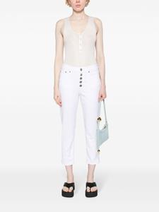 DONDUP mid-rise cropped jeans - Wit