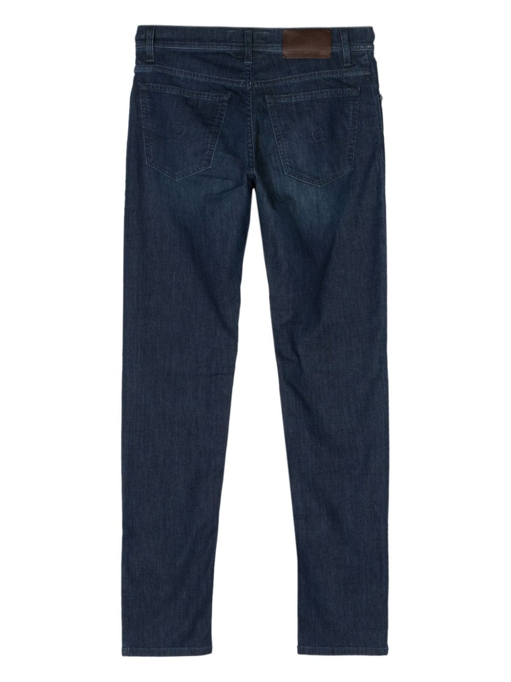 Corneliani mid-rise straight-leg jeans - Blauw