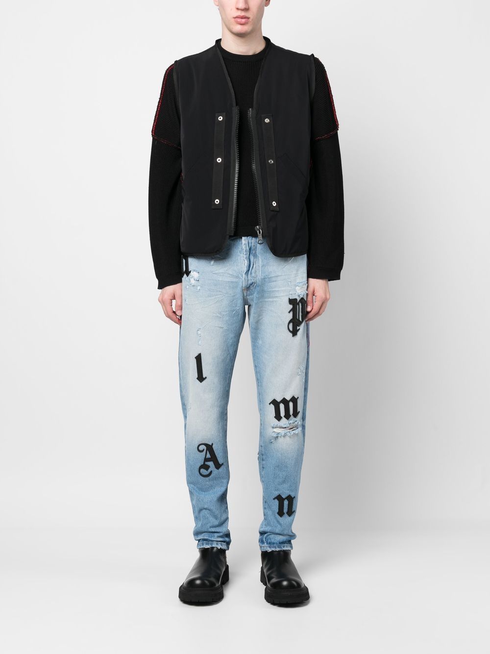 Palm Angels Straight jeans - Blauw