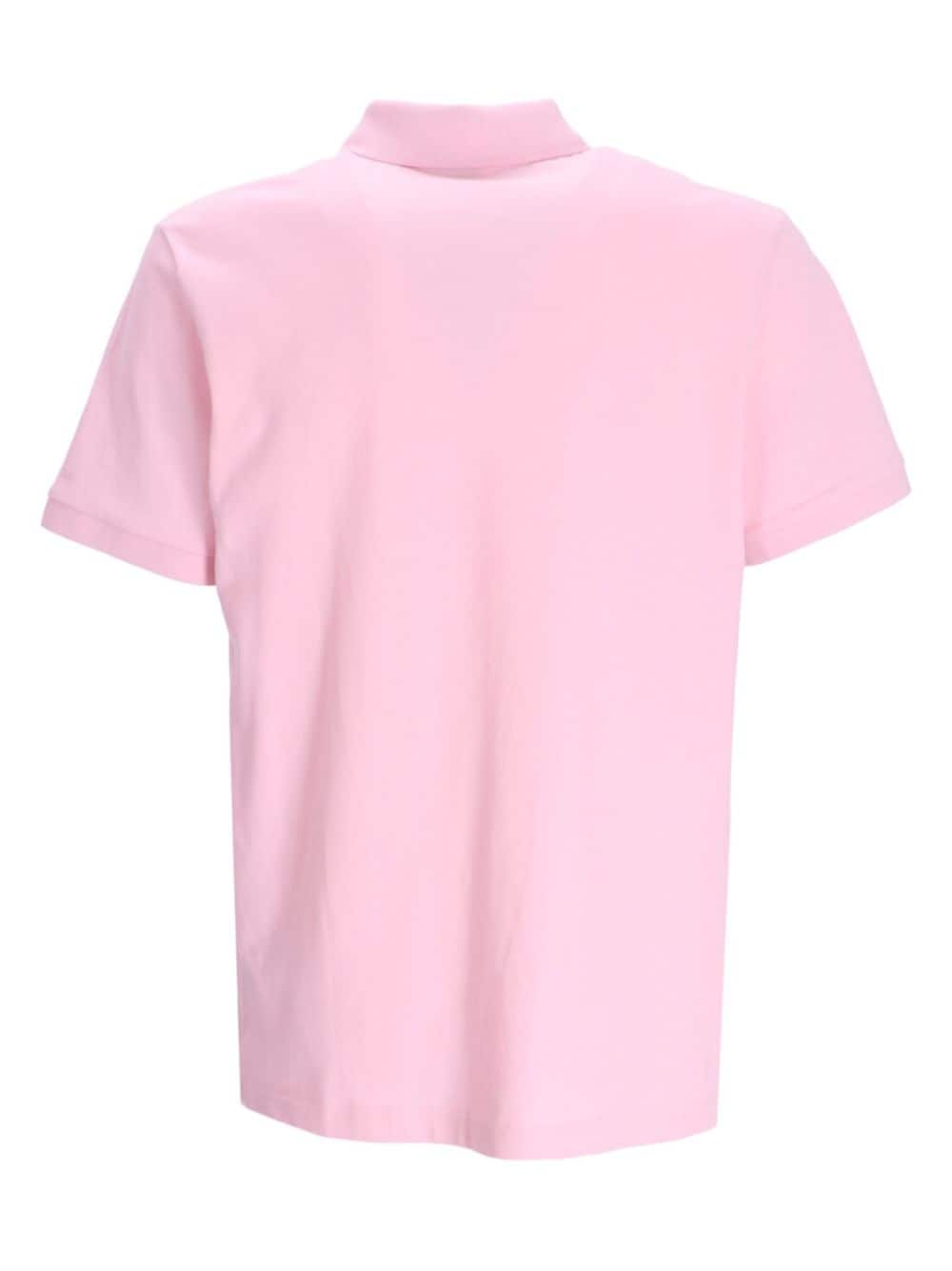 BOSS Poloshirt met logo-applicatie - Roze