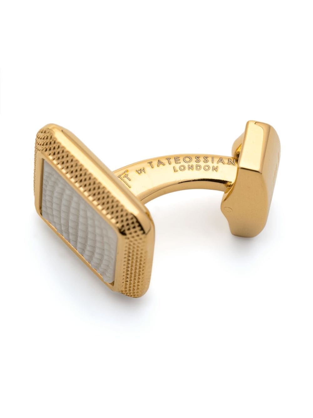 Tateossian gold-plated squared cufflinks - Goud