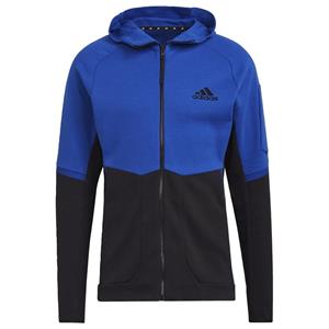 Adidas Hoodie Designed for Gameday Full Zip - Blauw/Zwart