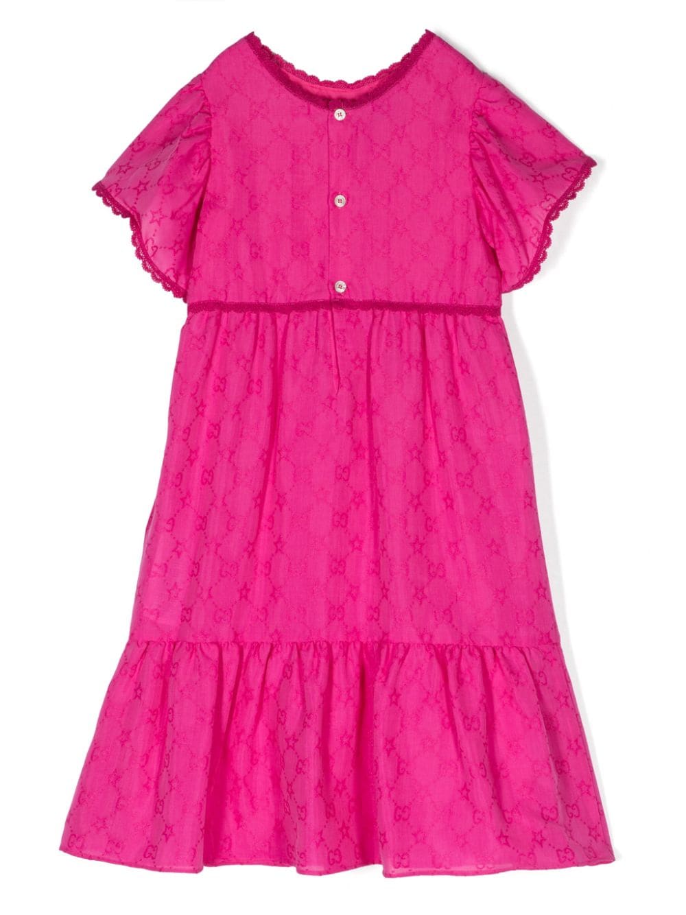 Gucci Kids GG jacquard dress - Roze