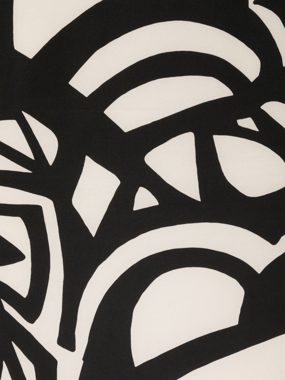 Max Mara Zijden sjaal met abstracte print - Beige