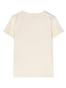 Gucci Kids logo-print cotton T-shirt - Geel