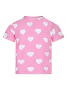 MC2 Saint Barth Kids x Peanuts heart-motif cotton T-shirt - Roze
