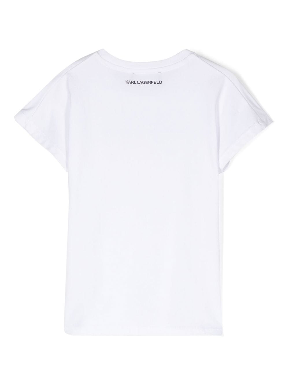 Karl Lagerfeld Kids T-shirt met logoprint - Wit