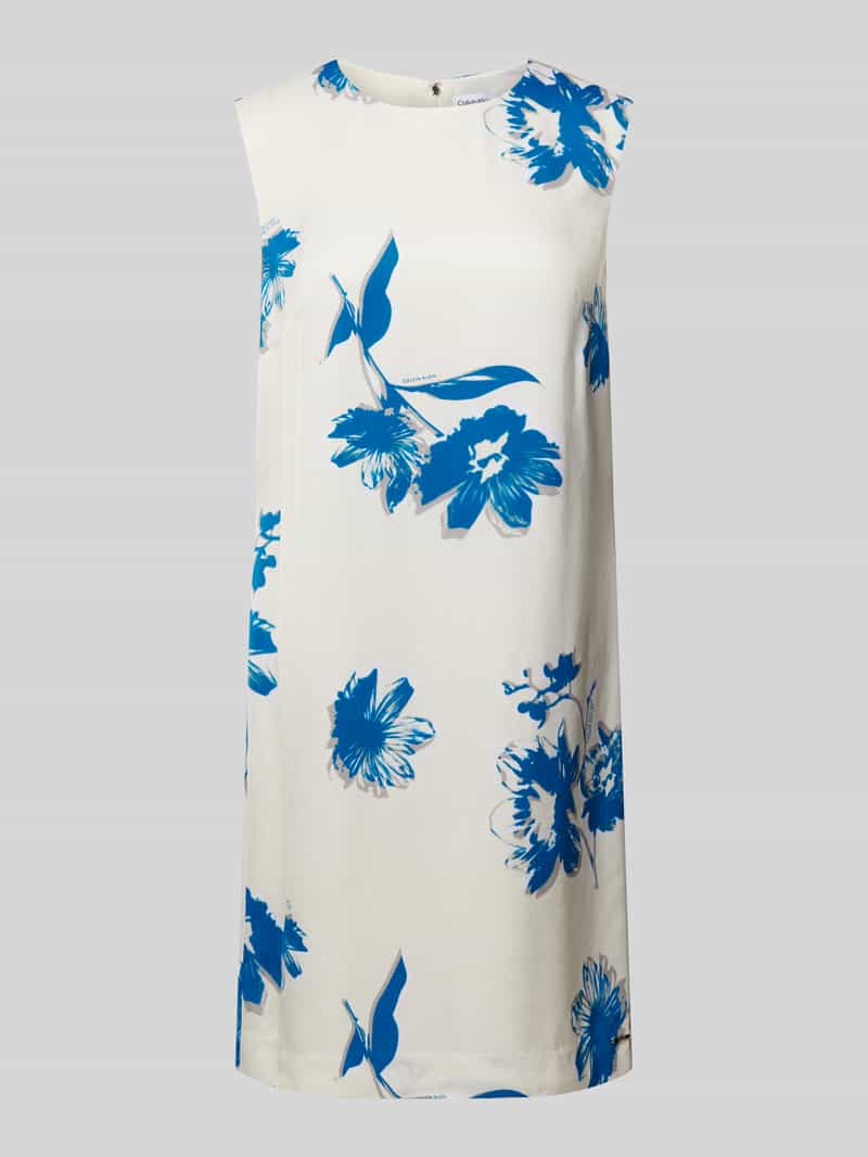 Calvin Klein Womenswear Mini-jurk van viscose met bloemenmotief