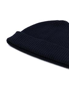 Paul Smith rib knit hat - Blauw