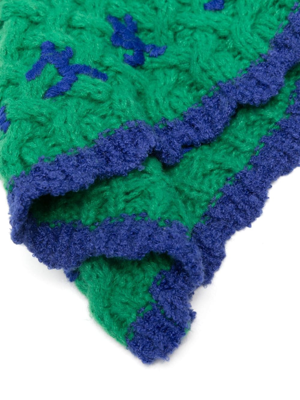 KidSuper Running Man crochet beanie - Groen