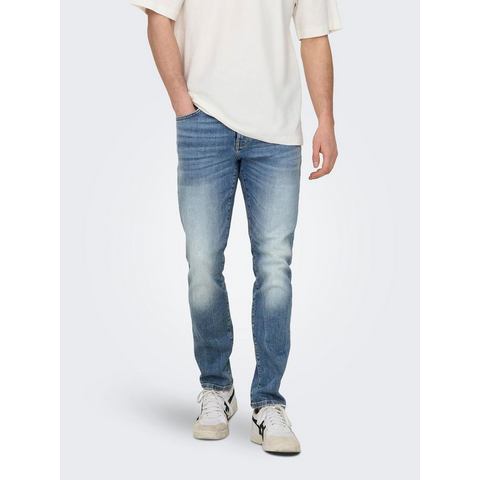ONLY & SONS Slim-fit-Jeans "ONSLOOM SLIM JAX DBD 9138 DCC DNM NOOS"