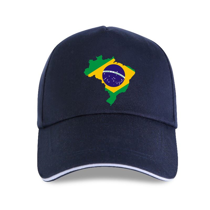 91140106MA0LUEL018 Nieuwe pet hoed Katoen Unisex Klassiek 2021 Hip Hop Streetwear Brazilië Kaart Vlag Unisex Baseball Cap