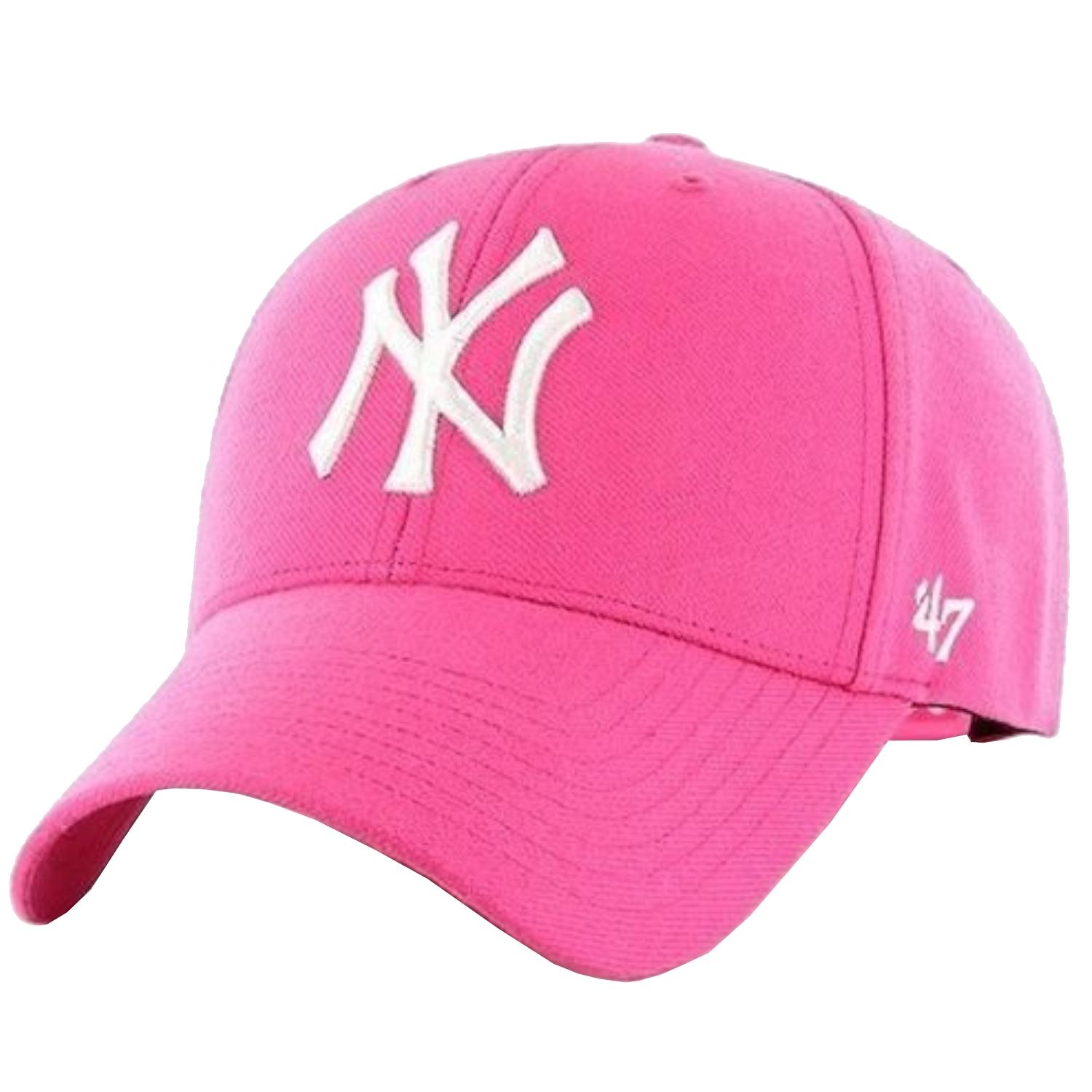 47 BRAND 47 Merk MLB New York Yankees kinderpet, voor meisjes roze pet