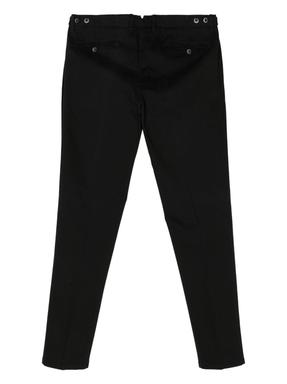 Corneliani mid-rise cotton chino trousers - Zwart