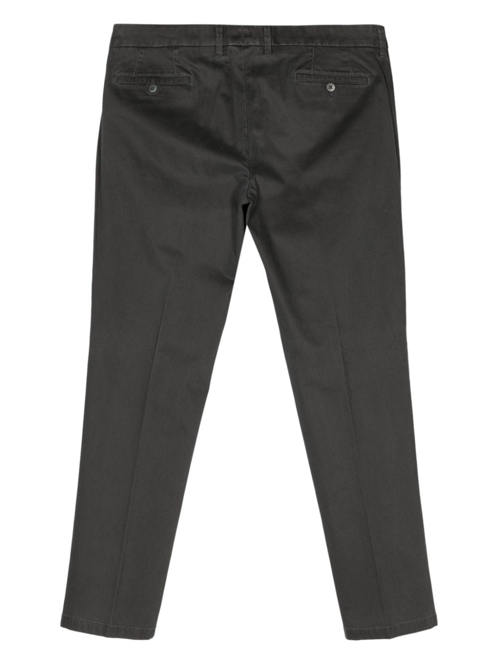 Corneliani mid-rise cotton chino trousers - Grijs