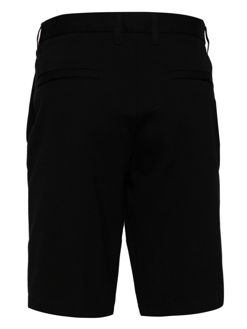 BOSS straight-leg Bermuda shorts - Zwart
