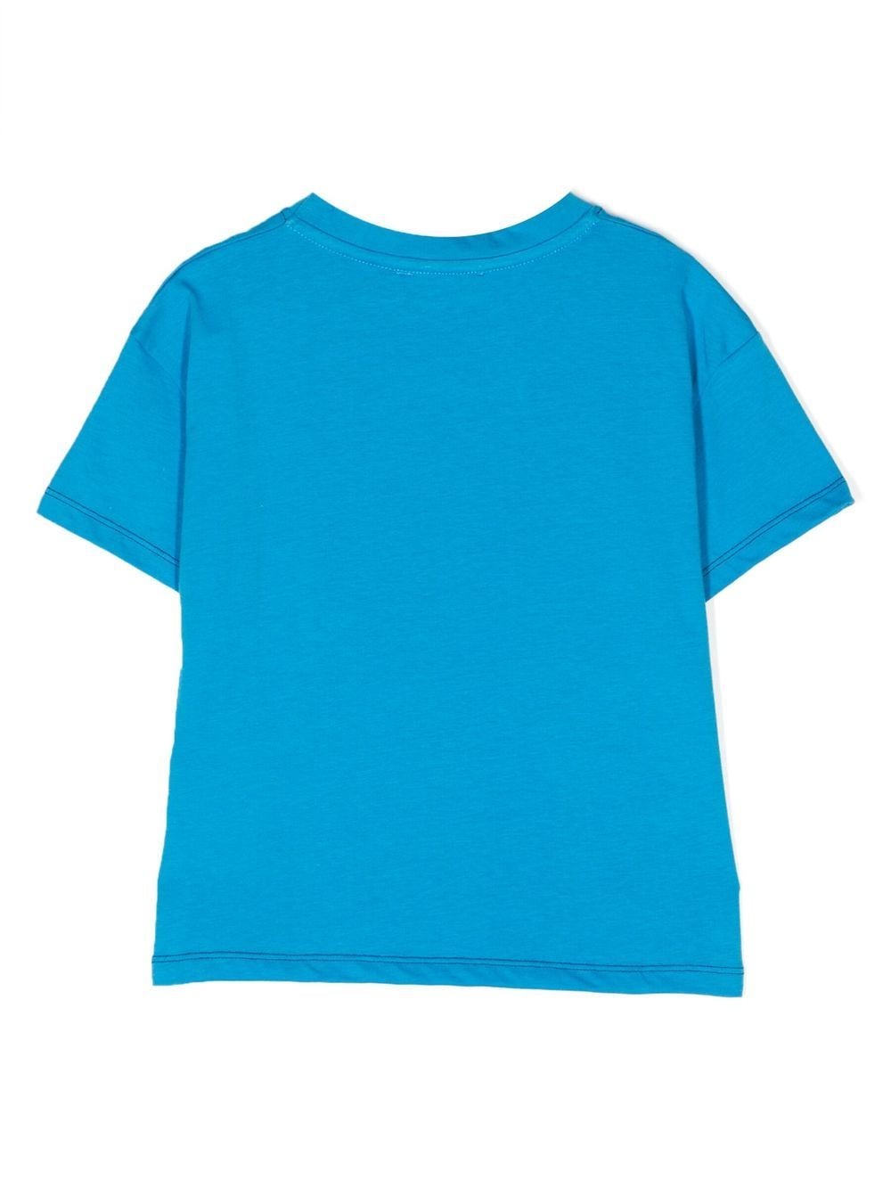 KINDRED T-shirt met contrasterend stiksel - Blauw