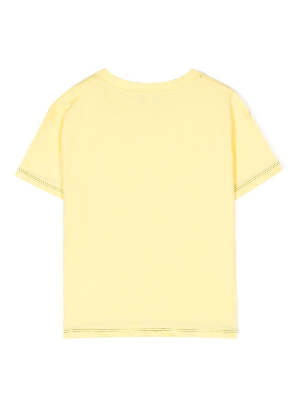 KINDRED T-shirt met contrasterend stiksel - Geel