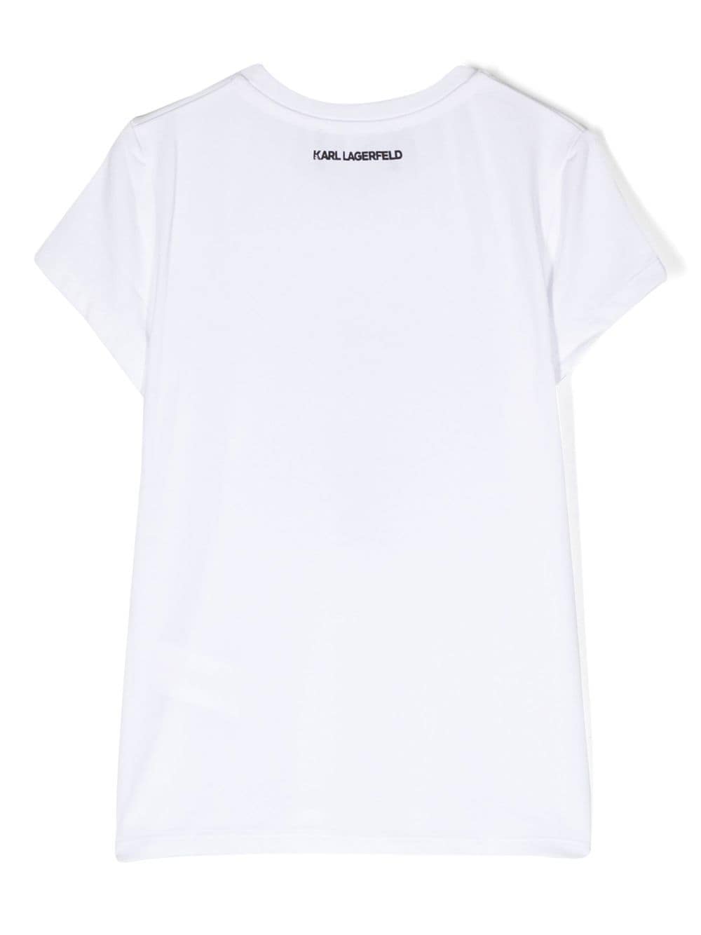 Karl Lagerfeld Kids T-shirt met print - Wit