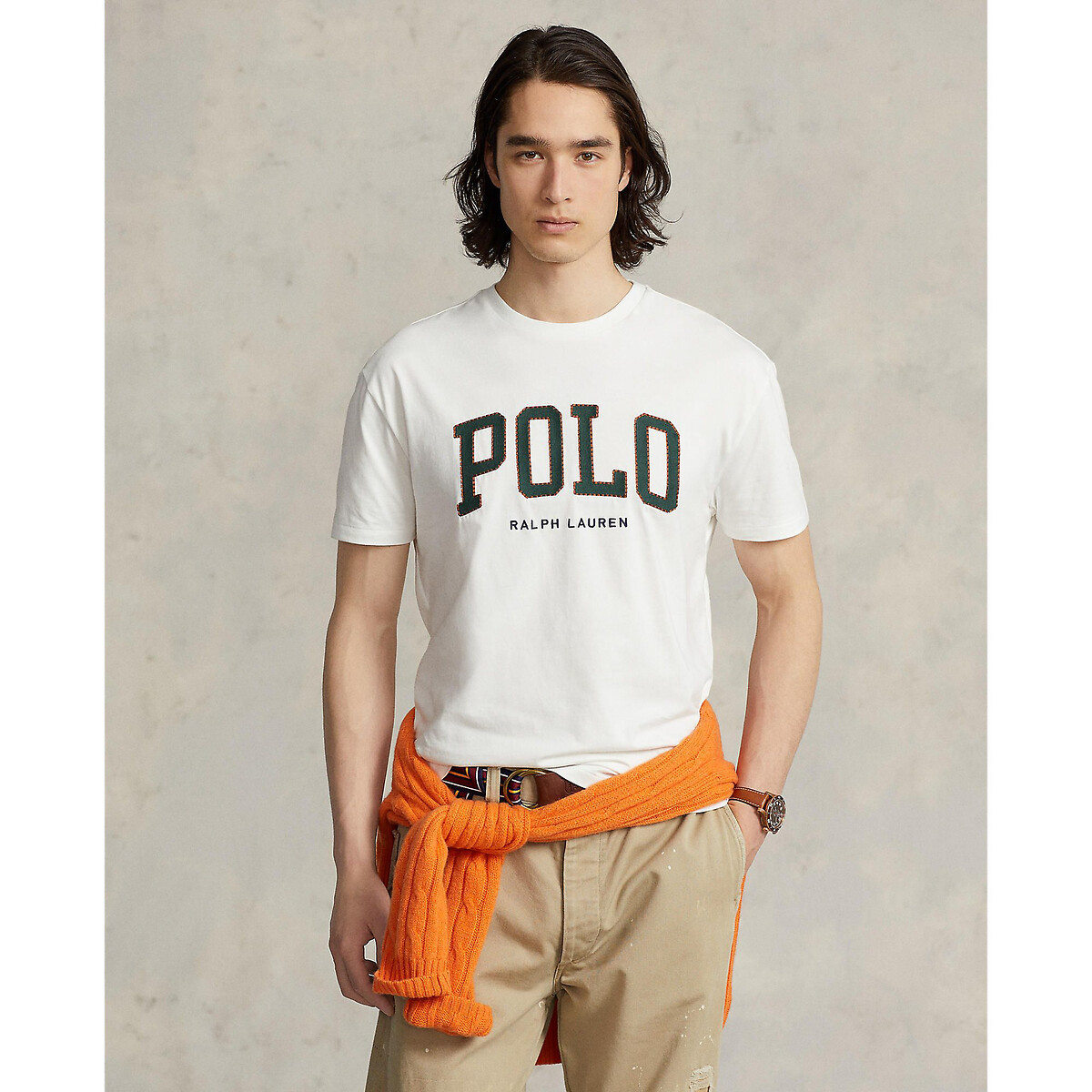 Polo ralph lauren T-shirt met ronde hals en logo