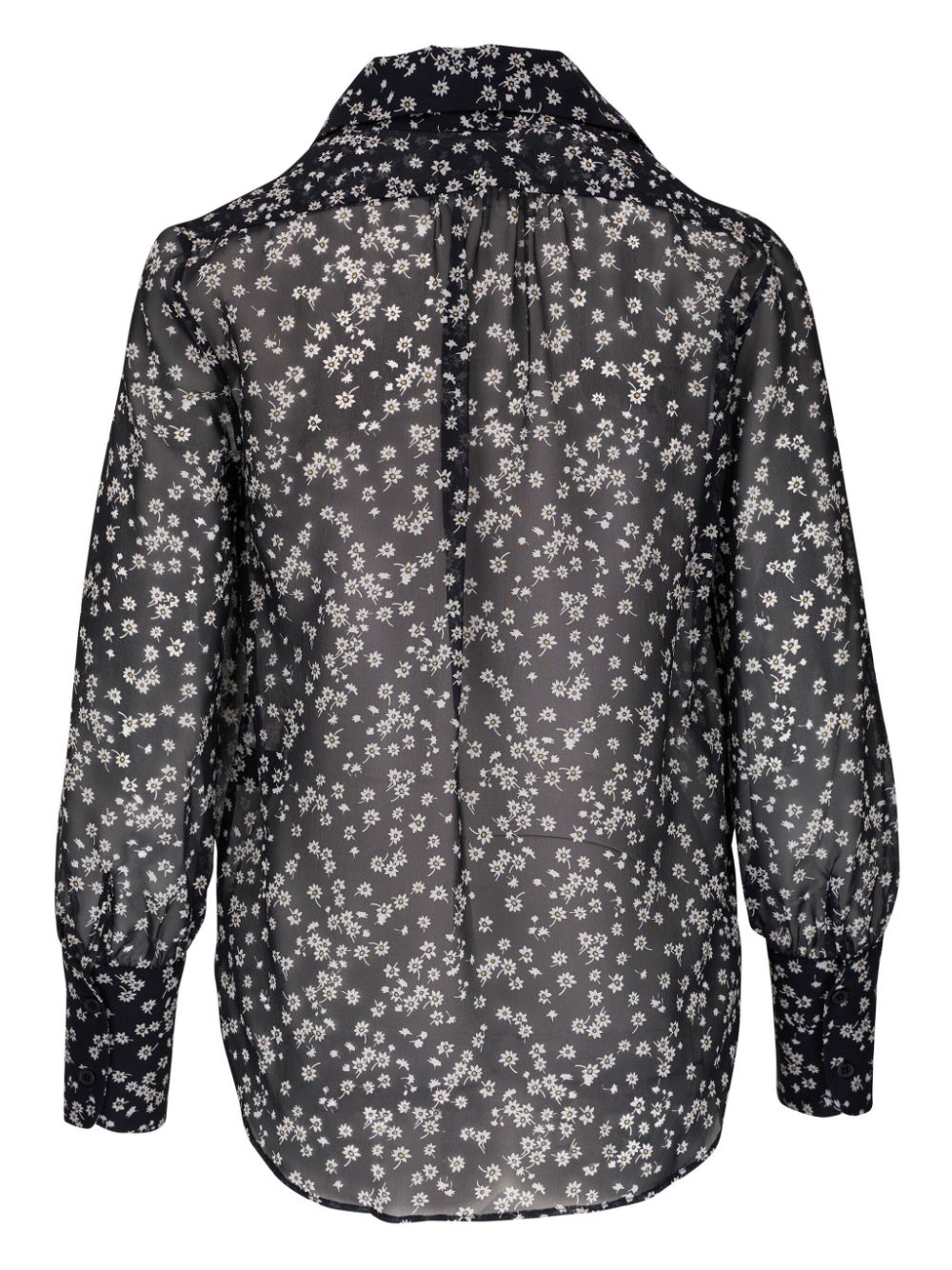 Nili Lotan Zijden blouse - Zwart
