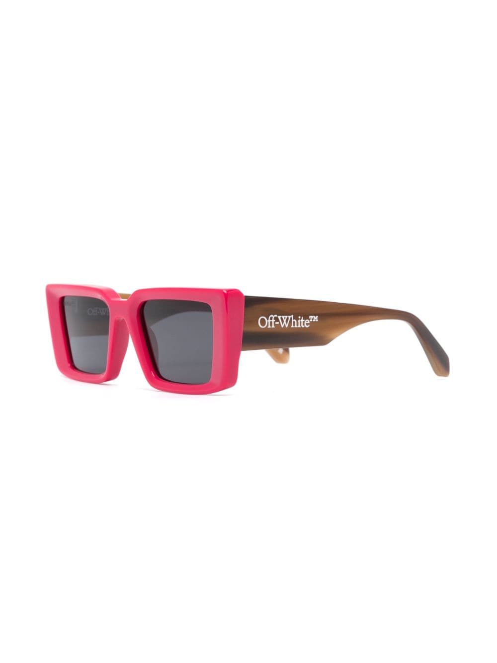 Off-White Tweekleurige zonnebril - Roze