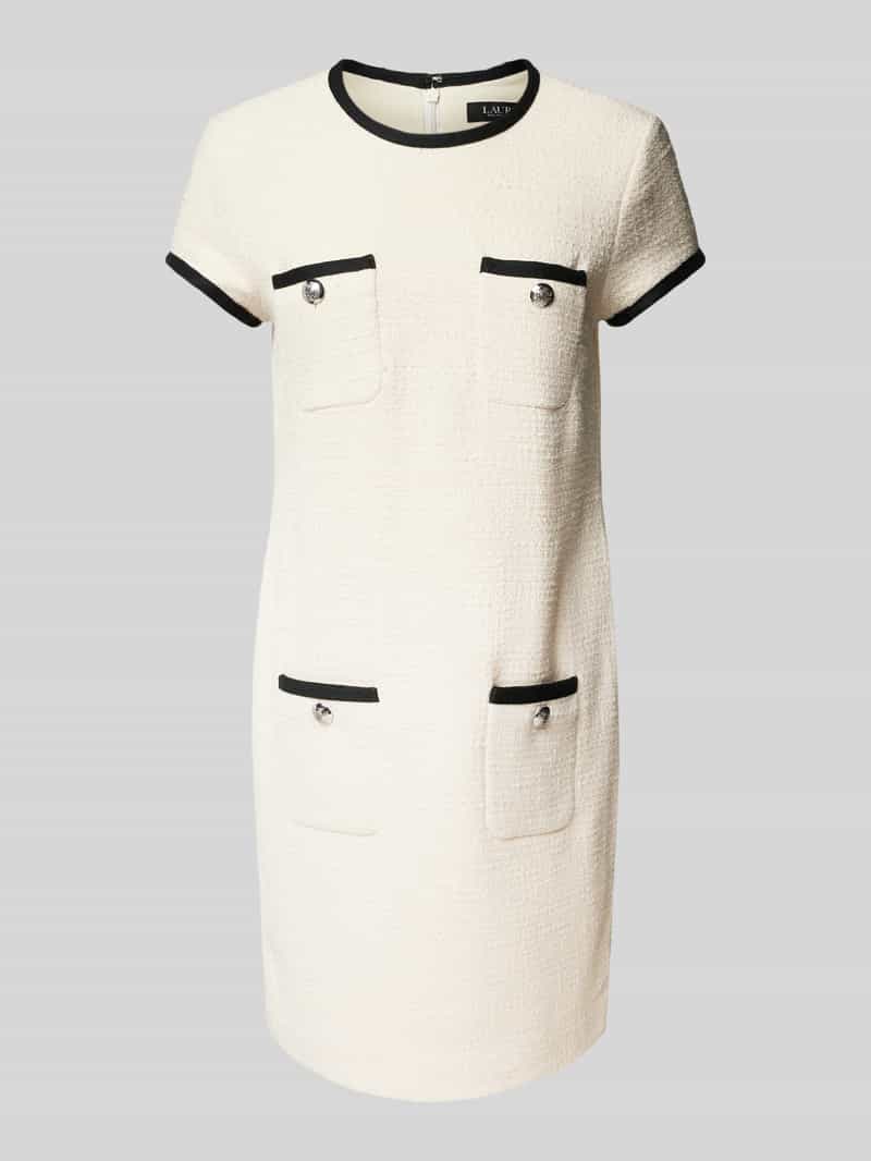 Mini-jurk met structuurmotief, model 'INBALEY'