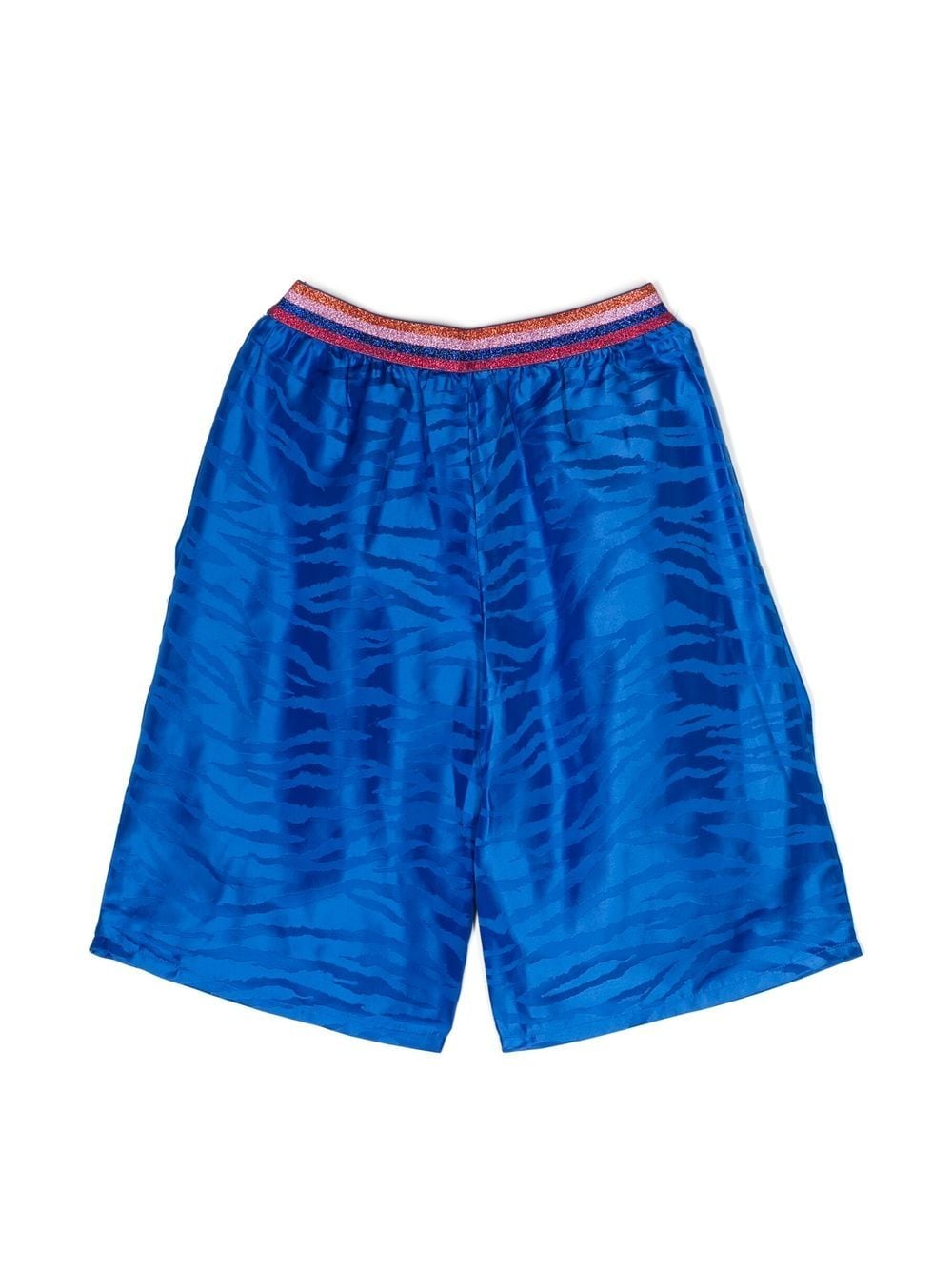 Kenzo Kids Shorts met tijgerprint - Blauw
