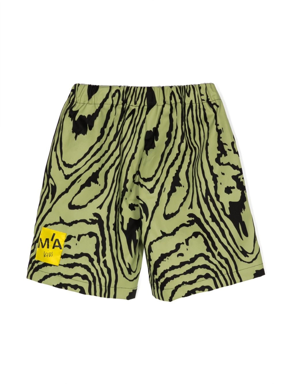 Marques'Almeida KIDS Shorts met abstracte print - Groen
