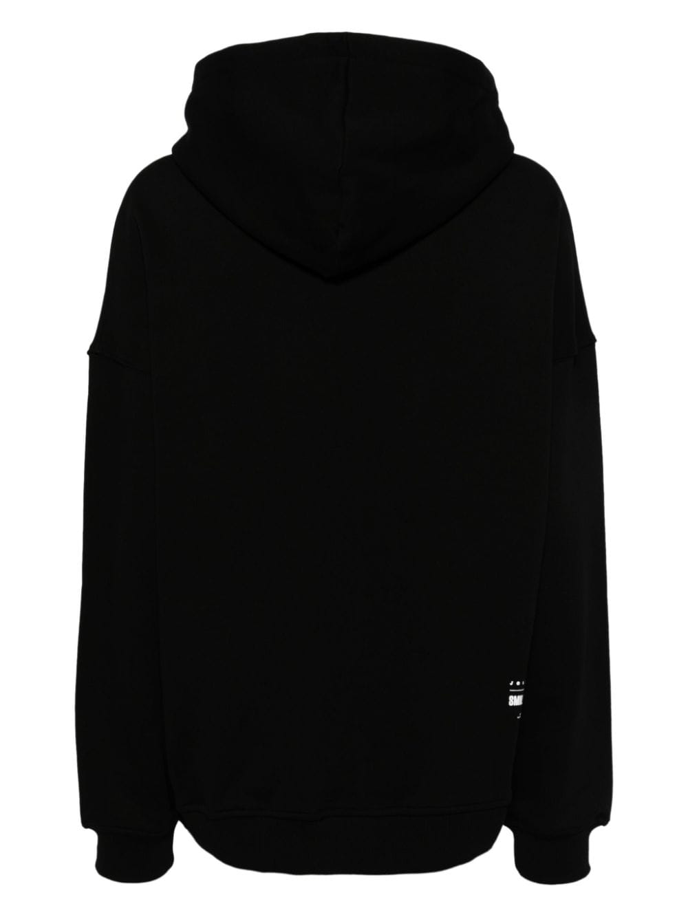 Joshua Sanders Double Smile cotton hoodie - Zwart