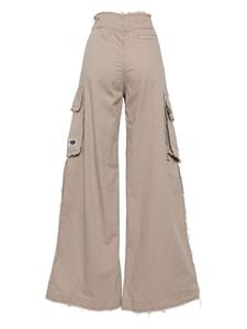 Ground Zero wide-leg cargo trousers - Beige