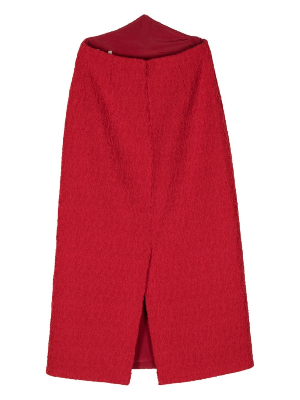 Gucci Pre-Owned 2010 bouclé midi skirt - Rood