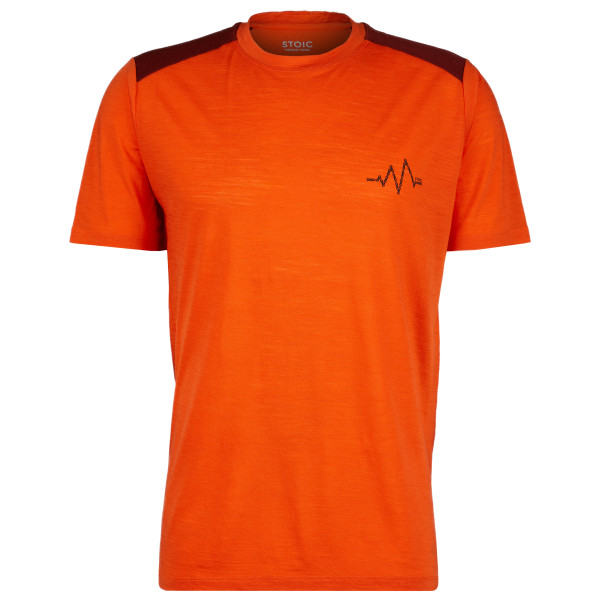 Stoic  Merino150 HeladagenSt. T-Shirt Bike - Merinoshirt, rood