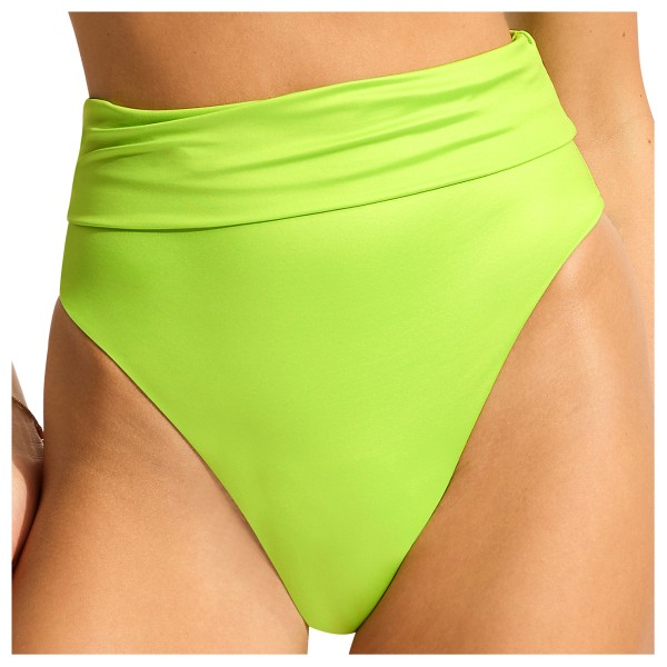 Seafolly  Women's Soleil Roll Top High Rise Pant - Bikinibroekje, groen