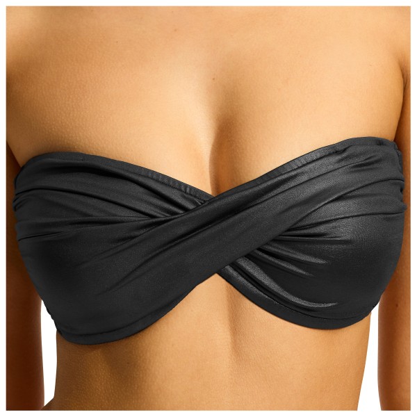 Seafolly  Women's Soleil Twist Bandeau - Bikinitop, zwart