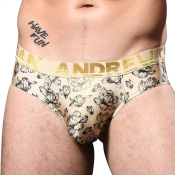 Andrew Christian Almost Naked Floral Shimmer Breif 