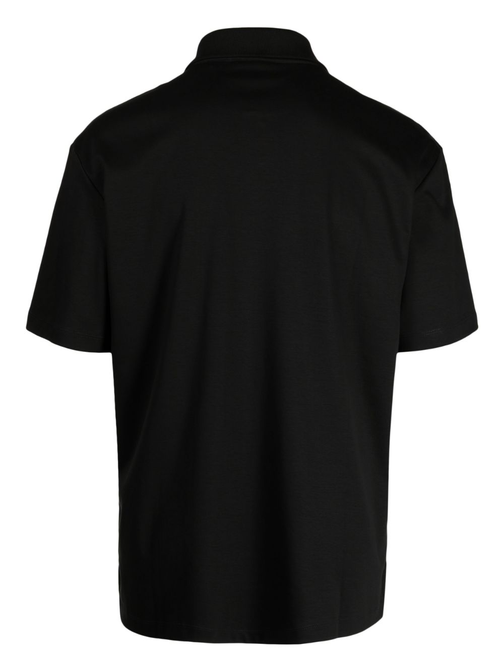 HUGO Poloshirt met logopatch - Zwart