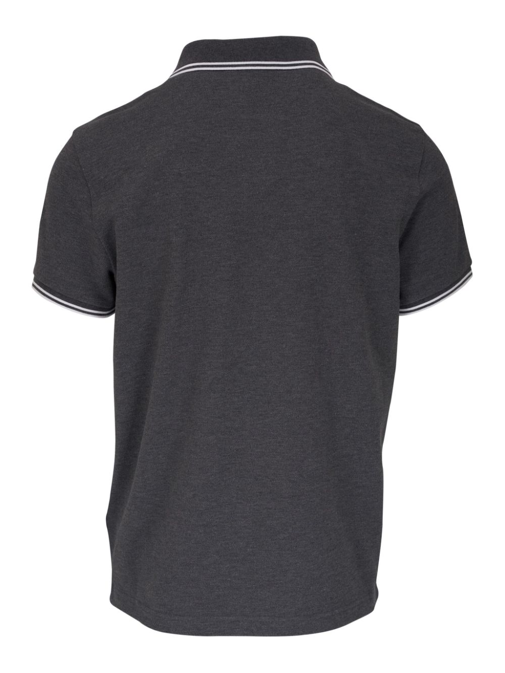 Moncler Poloshirt met logo-applicatie - Grijs