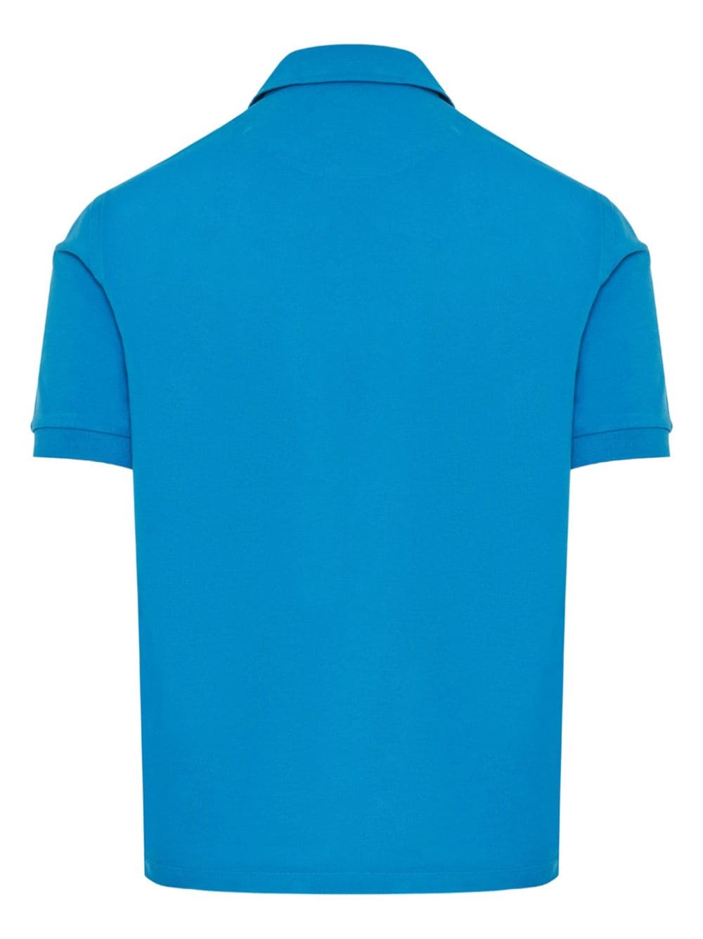 Jacob Cohën logo-embroidered piqué polo shirt - Blauw