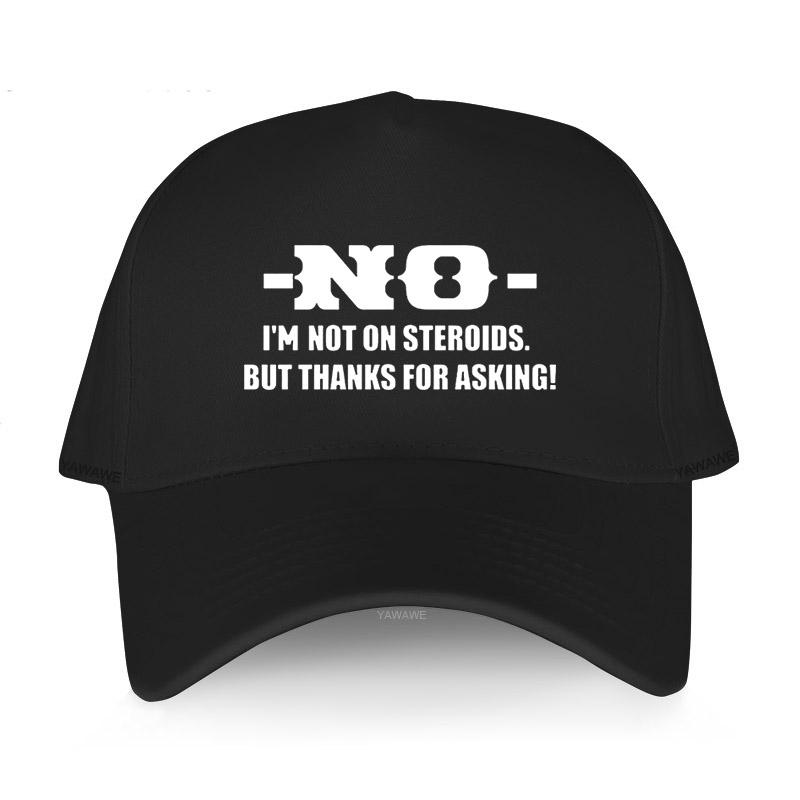 91440606MAC2AAET93 Brand Casual Baseball Cap balck luxury hat Men No I'm Not On Steroids, But Thanks For Asking Adult unisex cotton fashion caps